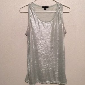 Sea green shimmer top